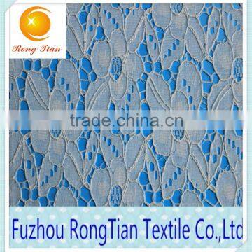 High Quality White Floral Embroidery French Lace Fabric Wholesale photo-3