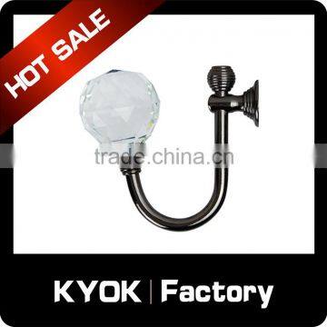 KYOK High Quality Wholesale Cheap Curtain Accessories,special Design Silver Curtain Hooks,16/19/22/25mm Curtain Rod Hooks Supplier's Choice photo-5