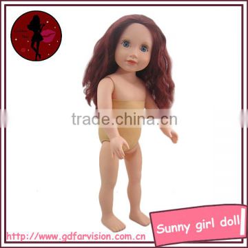 Custom 18 inch naked dolls, China hot sale 18 inch naked dolls