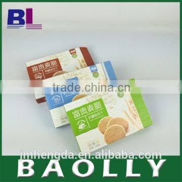 Decorative Fashion Stiff Cardboard Box With Biscuit