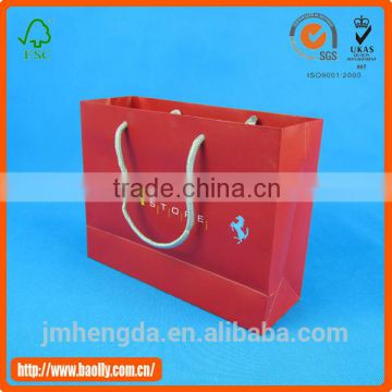 Customization Professional Red Paper Bag With Professional Manufactory