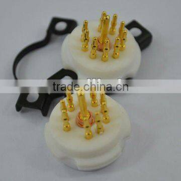 9 pin Teflon tube socket 12AX7 6922 6H3
