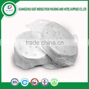 High Quality Aluminium Foil Pan Steamer Mat Food Plate Dim Sum Paper photo-2