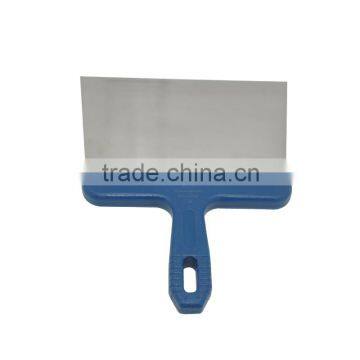 200mm Stainless Steel Blade Black or Blue Color Plastic Handle Scraper Putty Knife European Standard Tools
