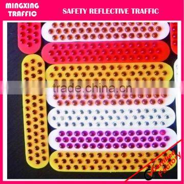 Road safety Yellow 43 Glass Bead Reflectors