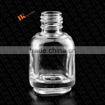 Round Cuboid Nail Polish Bottle High Quality Clear Glass Bottle