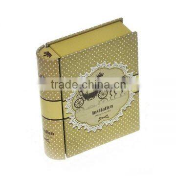 Metal Book-shape First Grade Tin Case for Money photo-2