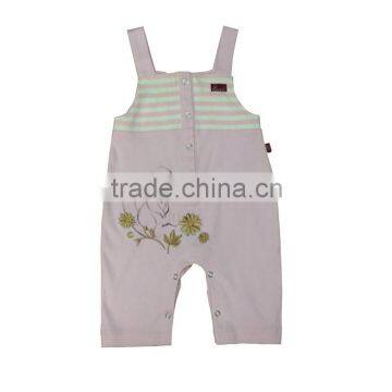 Cotton baby rompers clothing baby sweet overalls girls bib romper with strap