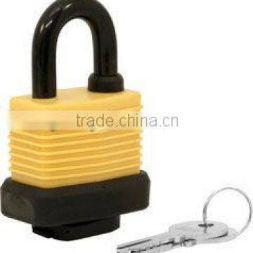 color waterproof steel laminated padlock