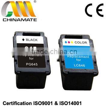 Remanufactured inkjet cartridges for PG645BK/CL646C/M/Y