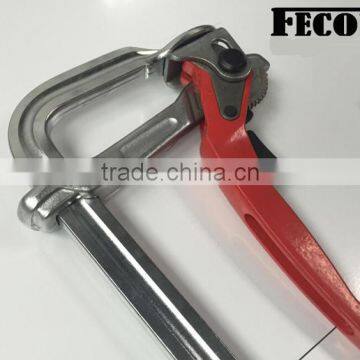 2015 Heavy Duty Ratchet F Bar Clamp Steel Carpentry Clamp Drop Forged Gear Clamp photo-2