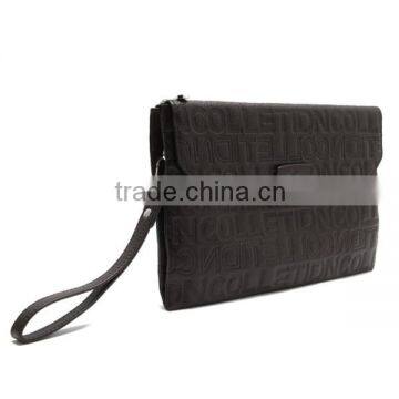 Letters Pattern Leather Men Clutch Purse Bags and Wallets for Business photo-2