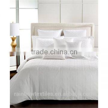 white streak king size hotel comforter