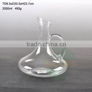 crystal 2L bulk glass decanter