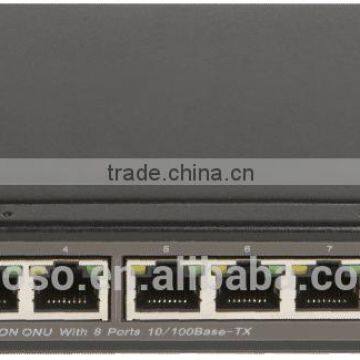 FTTB 8FE RJ45 Ports EPON PoE ONU