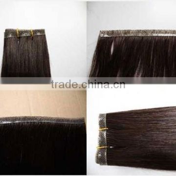 100%remy human hair silk straight style tape hair extensions