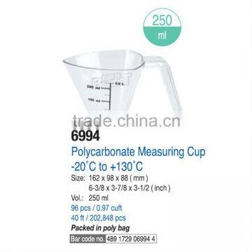 Best PC Triangle plastic clear measuring cup with handle for cooking with clear scale kitchen tools measurement instrument