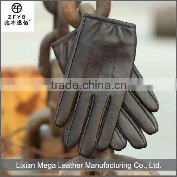 China supplier high mens driving Leather Gloves