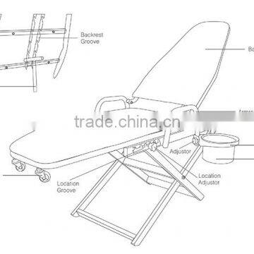 Easy Folded Dental Chair Unit (operation Lamp +instrument Tray + Traveling Bag ) photo-5