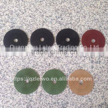 Flexible Diamond Polishing Pads 5 Inch (125 Mm) Wet Spiral Teeth Premium Resin Polishing Pad for Granite Polishing Circle Wheel photo-3