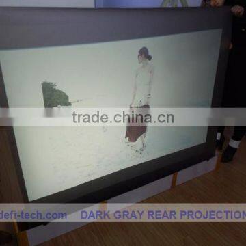 Dark grey color promotion inflatable billboard ,holographic Projection screen for window advertisig!!