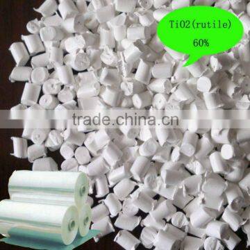 60% Rutile White Masterbatch for Film/Pipe/Bottle