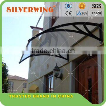 whole sale Outdoor polycarbonate DIY plastic door canopy awning brackets