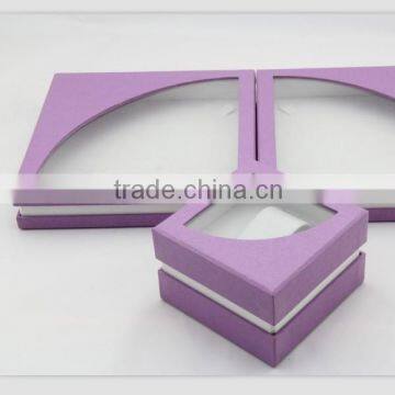 OEM packaging paper watch box with clear window (ZJ_80036-2)