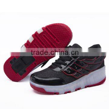 2016 Hot Selling Roller Sport Light Shoes With Heel Running Shoes Fashion Roller Sport Shoes