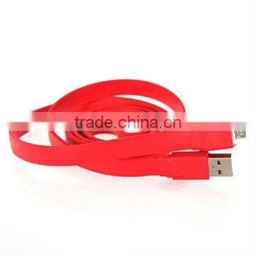 Color Flat Micro USB Cable for Galaxy HTC Blackberry