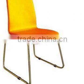 Cheap factory price double soft pad restaurant steel chair (FOH-TCT12)