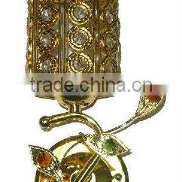 2013 gold plated indoor wall light/hotel wall lamp