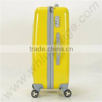 ABS+PC Material Bright Yellow Trip Luggage, PC Luggage photo-3