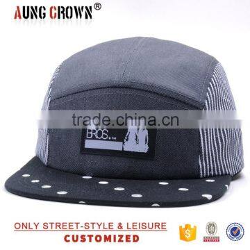 Wholesale price fashion custom 5 panel blank cap