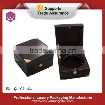 black luxury wooden women's brand perfume box pacakging