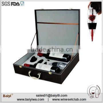 Luxury leather wine box for sale with best quality