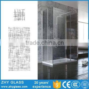 Frameless Bathroom Interior Tempered Glass Shower Doors