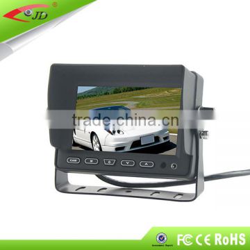 Car Sunvisor 5 inch tft lcd color monitor with 3 video input