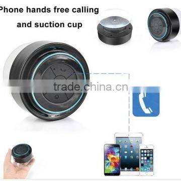 2014 One Of The Most Popular Waterproof Mini Speaker Suction-cup Bathroom Bluetooth Speaker