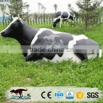 OA-FA-L89 Fiberglass Life Size Animal Statue of Cow Model