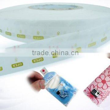 Tissue paper open label removable self adhesive tissue seal label on roll wholesale