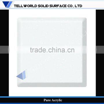 TW transparent sheet solid surface price artificial marble slabs