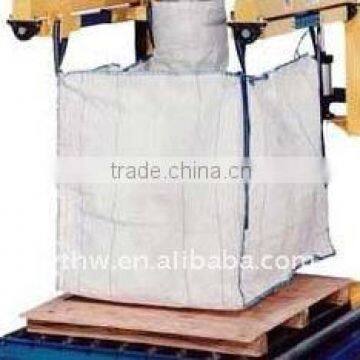 airy PP u-panel baffle big bag /coated white woven PP jumbo bag/ventilated 4 panel baffle bag/100% polypropylene belt