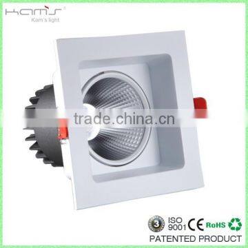 Popular hot sale factory price cob high quality 15w led downlight heatsink