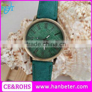 Factory price canvas strap custom logo chrome brand watches with japan miyota movement