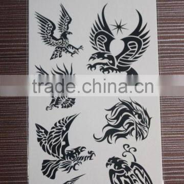 2016 best seller eco-friendly high quality eagle tattoo designs art