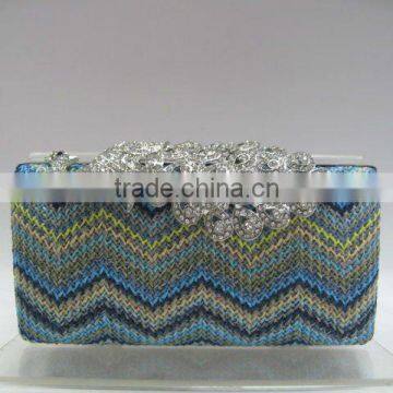 Colorful Rafia clutch bag