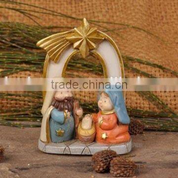 Hot Sales Nativity Set Resin Religious Crafts Nativity Set photo-4