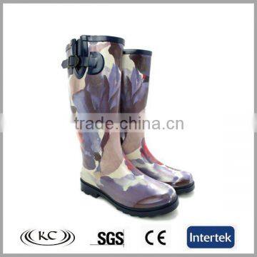 fashion low price cheap blue stylish women rubber boots