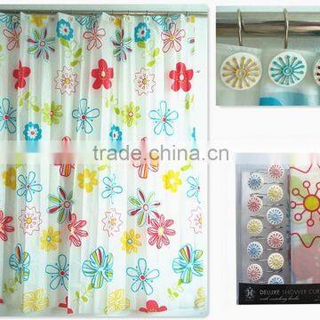 Eco-Friendly Factory Directly PEVA Shower Curtains;new 2015 Shower Curtain photo-6